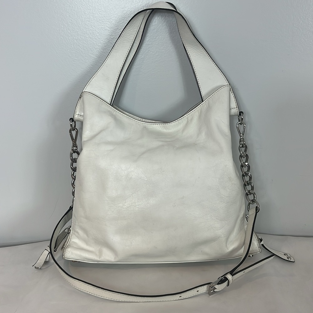Michael Kors Optic White Devon Bag - Picture 4 of 16